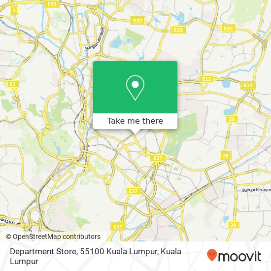Department Store, 55100 Kuala Lumpur map