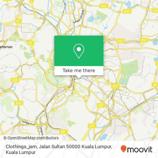 Clothings_jem, Jalan Sultan 50000 Kuala Lumpur map