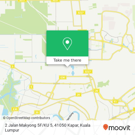 2 Jalan Makyong 5F / KU 5, 41050 Kapar map
