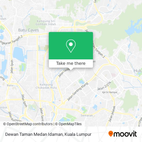 Dewan Taman Medan Idaman map