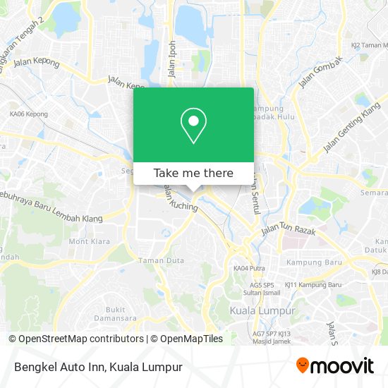 Bengkel Auto Inn map