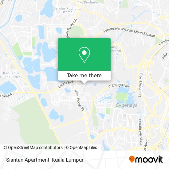 Siantan Apartment map