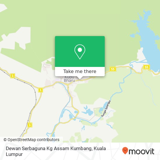 Peta Dewan Serbaguna Kg Assam Kumbang