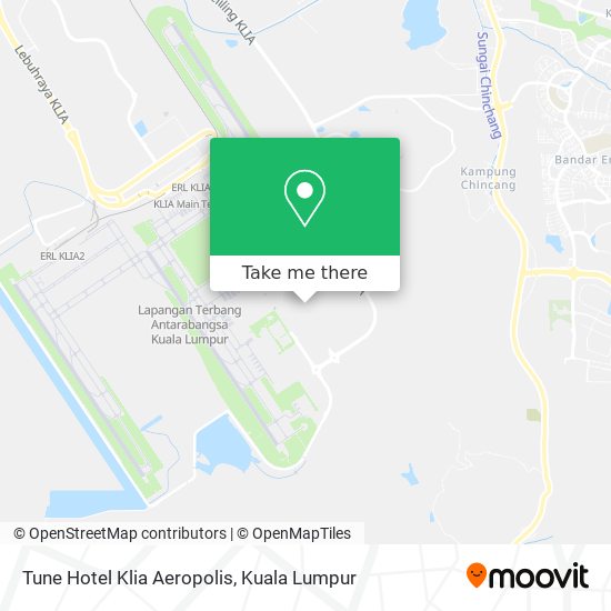 Tune Hotel Klia Aeropolis map