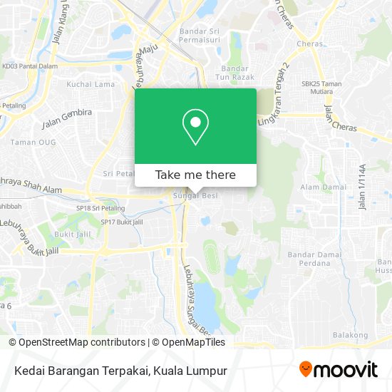 Kedai Barangan Terpakai map