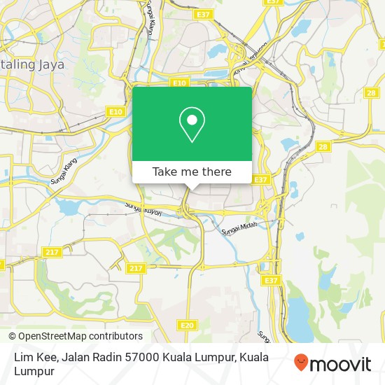 Lim Kee, Jalan Radin 57000 Kuala Lumpur map