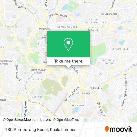 Peta TSC Pemborong Kasut