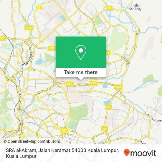 SRA al-Akram, Jalan Keramat 54000 Kuala Lumpur map