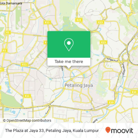 The Plaza at Jaya 33, Petaling Jaya map