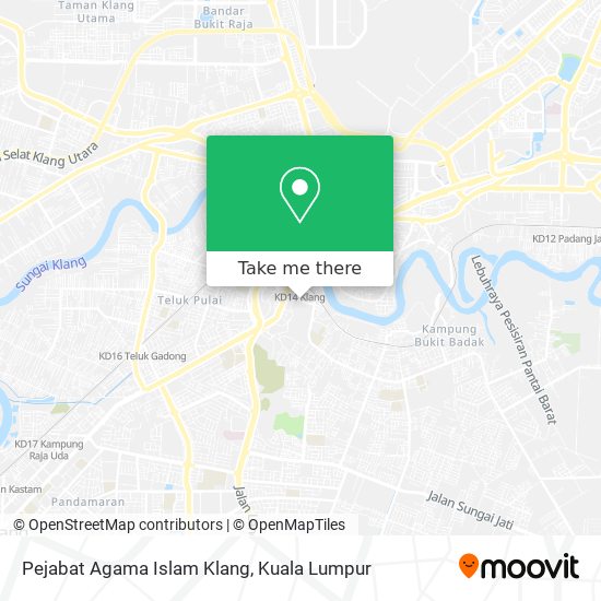 Pejabat Agama Islam Klang map