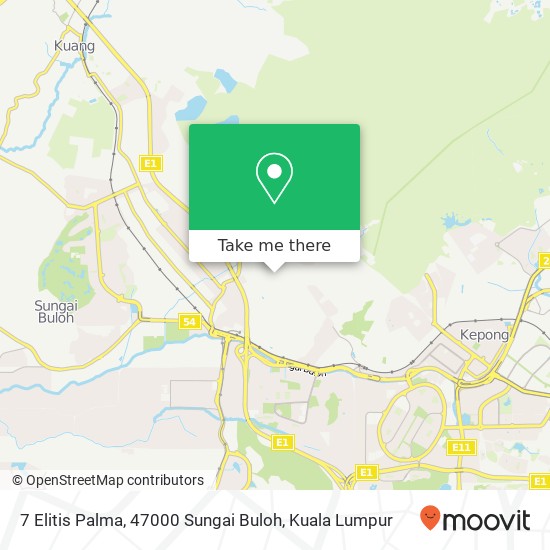 Peta 7 Elitis Palma, 47000 Sungai Buloh