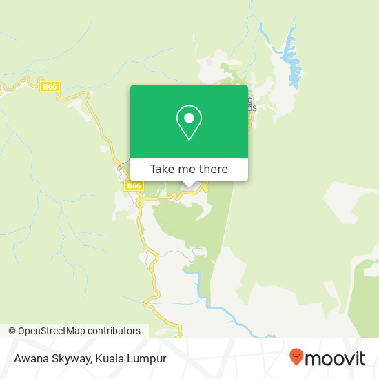 Peta Awana Skyway