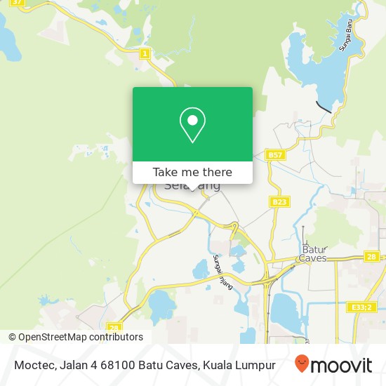 Moctec, Jalan 4 68100 Batu Caves map