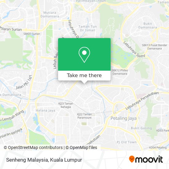 Senheng Malaysia map