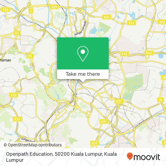 Peta Openpath Education, 50200 Kuala Lumpur