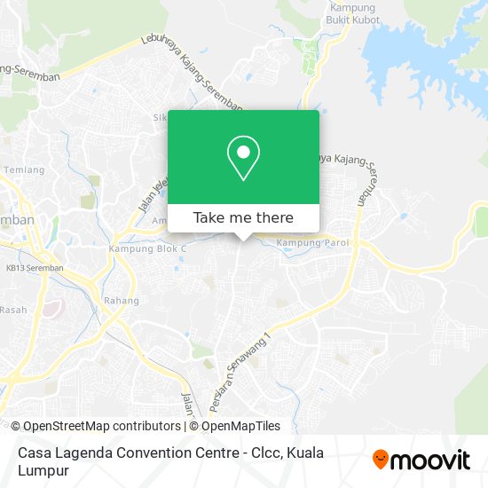 Casa Lagenda Convention Centre - Clcc map