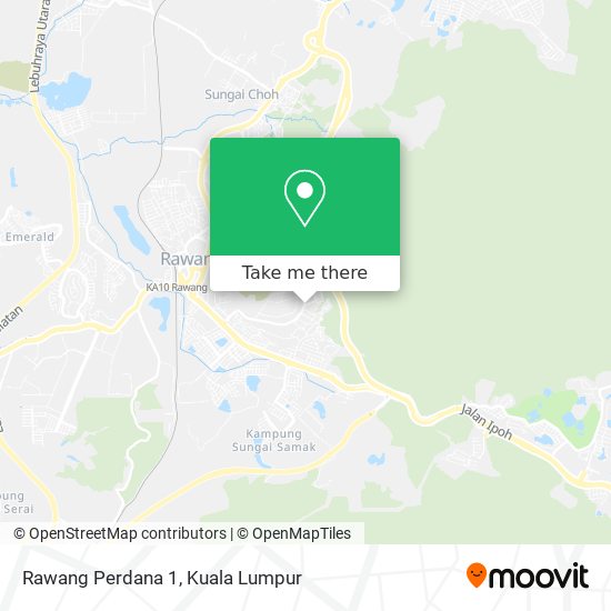 Rawang Perdana 1 map