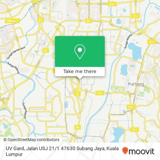 UV Gard, Jalan USJ 21 / 1 47630 Subang Jaya map