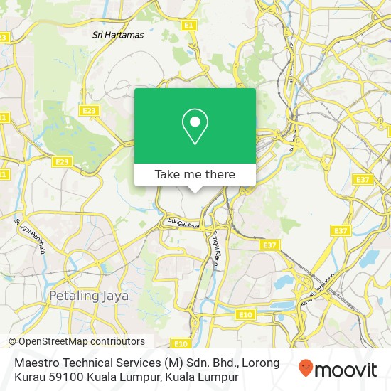 Maestro Technical Services (M) Sdn. Bhd., Lorong Kurau 59100 Kuala Lumpur map