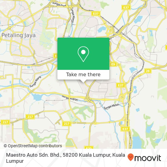 Maestro Auto Sdn. Bhd., 58200 Kuala Lumpur map