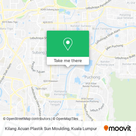 Kilang Acuan Plastik Sun Moulding map