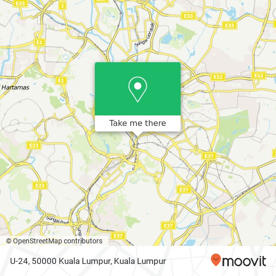 Peta U-24, 50000 Kuala Lumpur