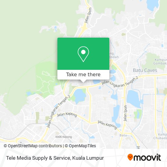 Tele Media Supply & Service map