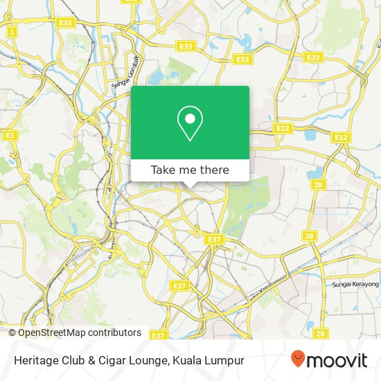 Heritage Club & Cigar Lounge map