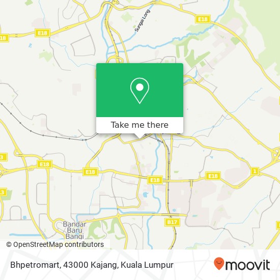 Bhpetromart, 43000 Kajang map