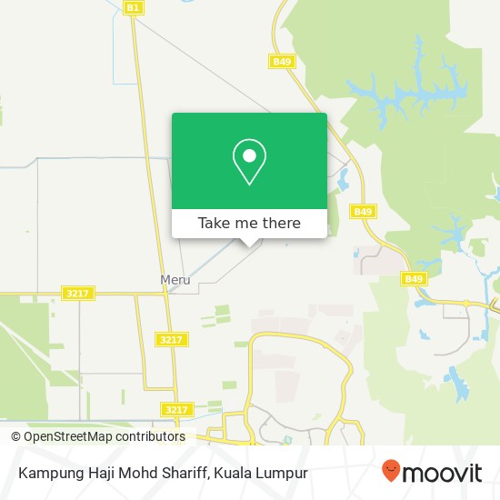 Peta Kampung Haji Mohd Shariff