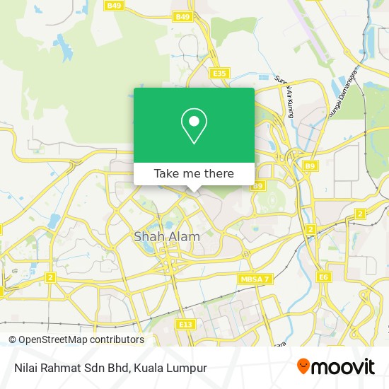 Nilai Rahmat Sdn Bhd map
