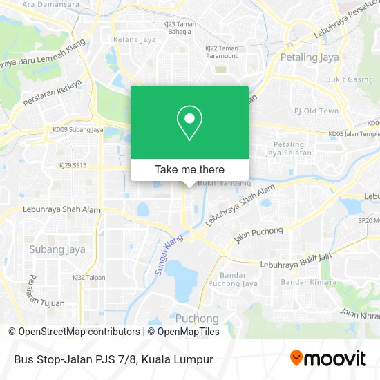 Bus Stop-Jalan PJS 7/8 map