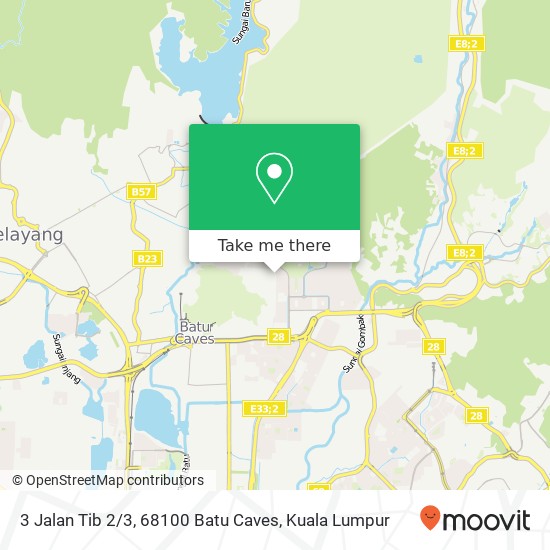 3 Jalan Tib 2 / 3, 68100 Batu Caves map