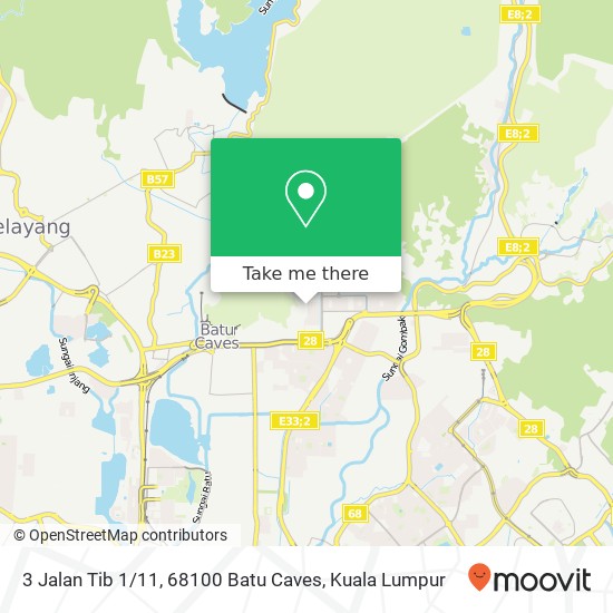 3 Jalan Tib 1 / 11, 68100 Batu Caves map