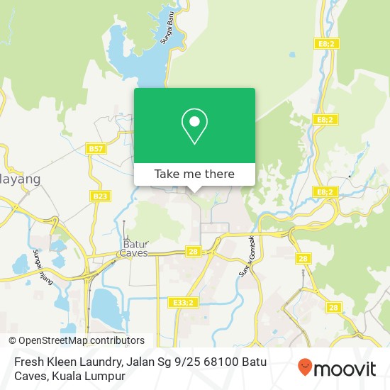 Fresh Kleen Laundry, Jalan Sg 9 / 25 68100 Batu Caves map