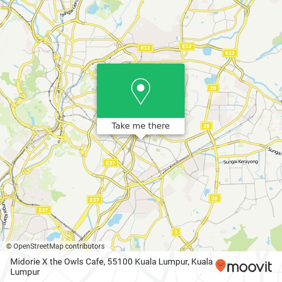 Midorie X the Owls Cafe, 55100 Kuala Lumpur map