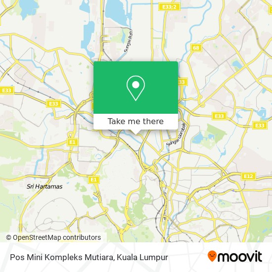 Pos Mini Kompleks Mutiara map