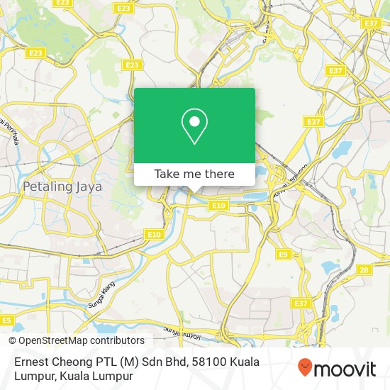 Ernest Cheong PTL (M) Sdn Bhd, 58100 Kuala Lumpur map