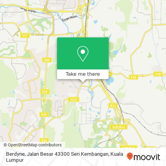 Berdyne, Jalan Besar 43300 Seri Kembangan map