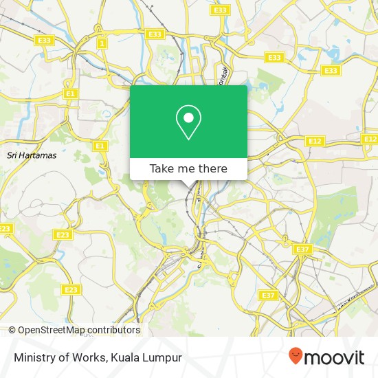 Ministry of Works map