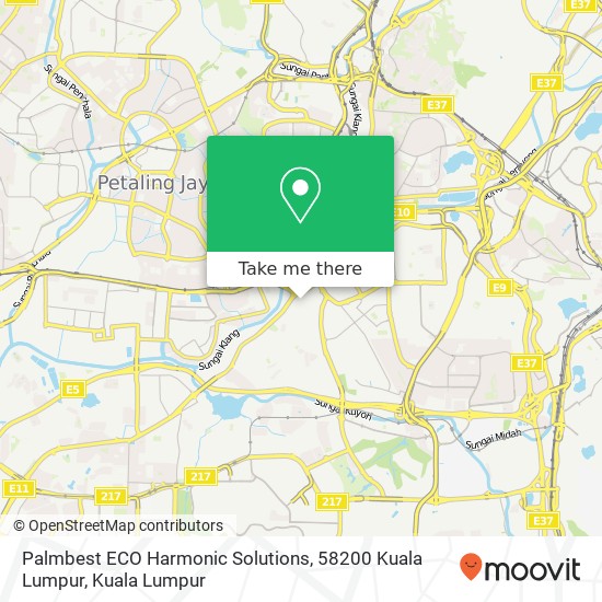 Peta Palmbest ECO Harmonic Solutions, 58200 Kuala Lumpur