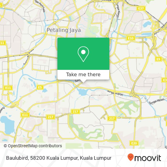 Baulubird, 58200 Kuala Lumpur map