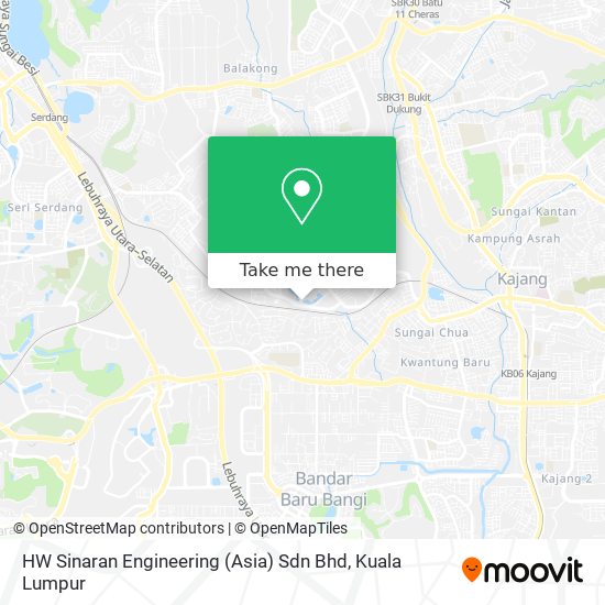 HW Sinaran Engineering (Asia) Sdn Bhd map