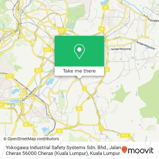 Yokogawa Industrial Safety Systems Sdn. Bhd., Jalan Cheras 56000 Cheras (Kuala Lumpur) map