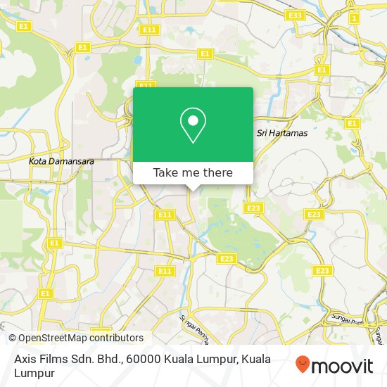 Axis Films Sdn. Bhd., 60000 Kuala Lumpur map