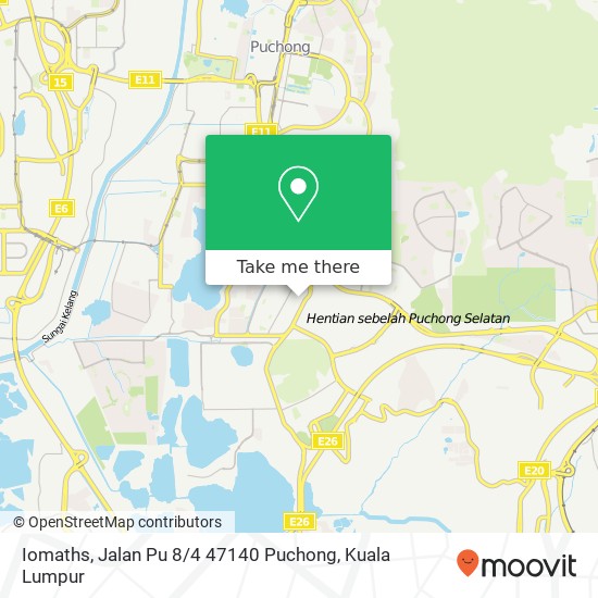 Iomaths, Jalan Pu 8 / 4 47140 Puchong map