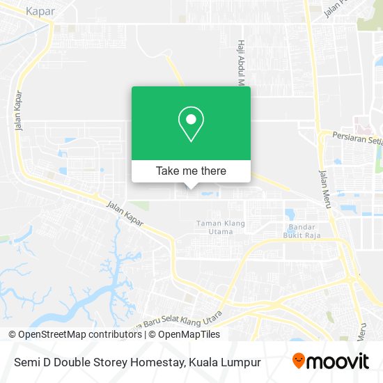 Peta Semi D Double Storey Homestay