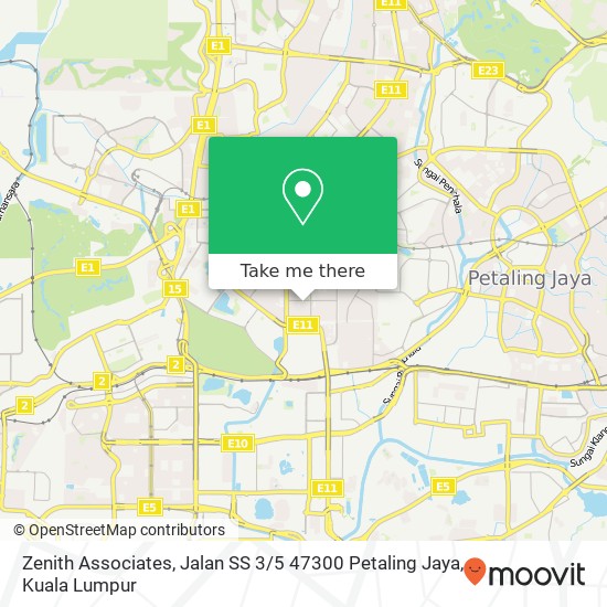 Zenith Associates, Jalan SS 3 / 5 47300 Petaling Jaya map