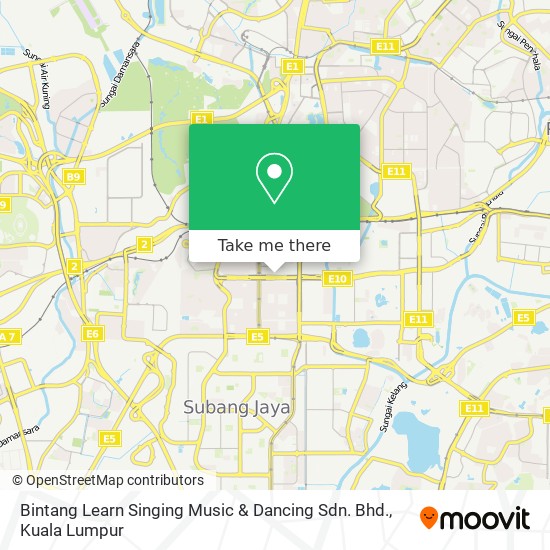 Bintang Learn Singing Music & Dancing Sdn. Bhd. map