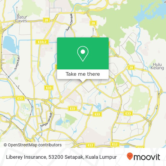 Liberey Insurance, 53200 Setapak map